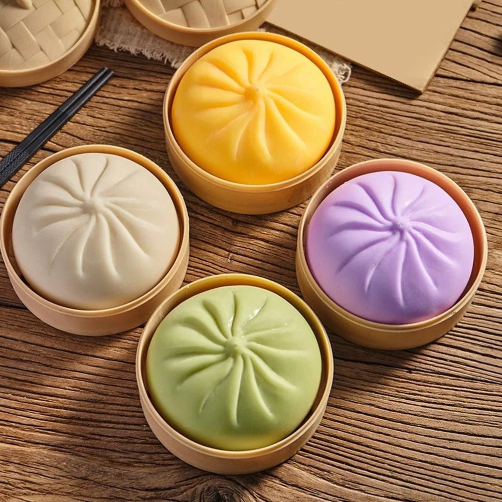Squeezy Dumplings Toys | 12 Packs | Squeezy Stress Balls