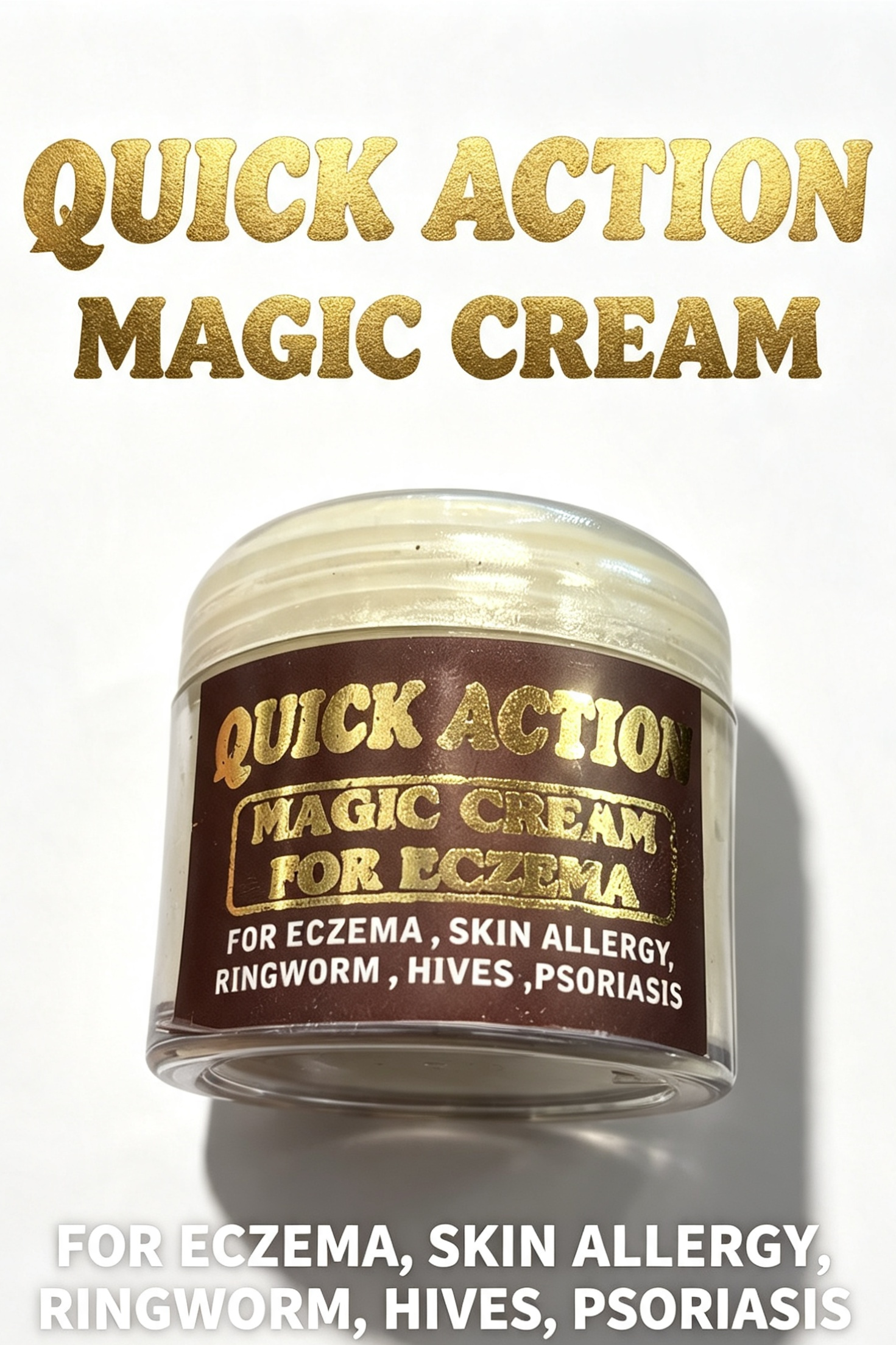 Quick Action Ezcema Cream |Natural Moisturizing Cream For Sensitive skin