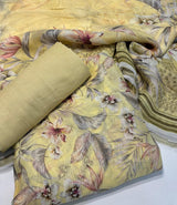 Punjabi Suit (Pure Burberry Tissue Digital Prints )