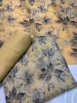 Punjabi Suit (Pure Burberry Tissue Digital Prints )