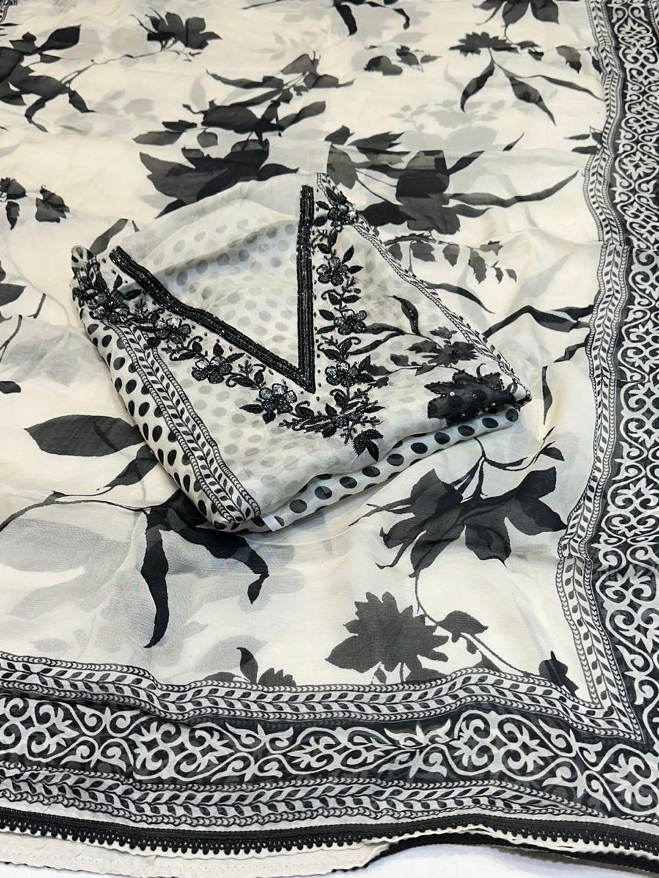 Punjabi Suit ( printed Suit )