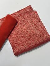 Pure Broket Khin Khab Concept Matching With Pure Crape Silk