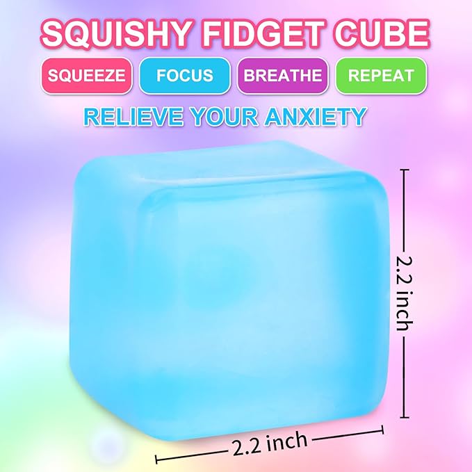 Squishy Cube Fidget Toy | Single