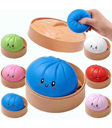 Squeezy Dumplings Toys Stress Balls | Single