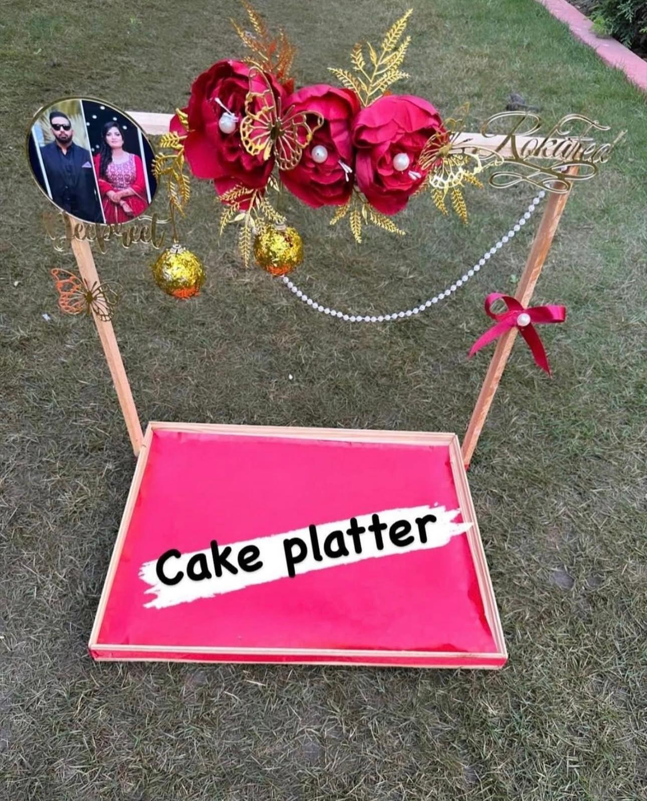 Anniversary Customised Cake Platter