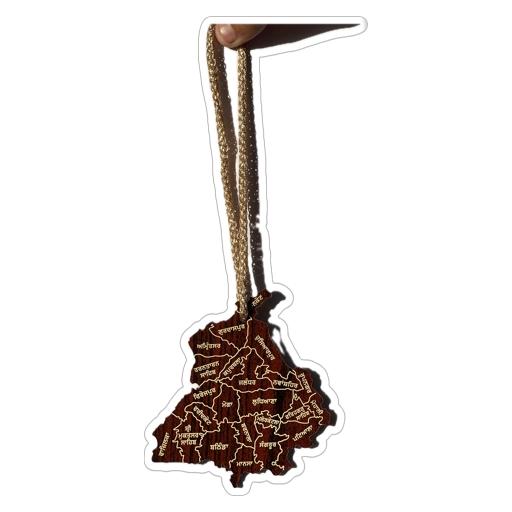 Car Hanging - Punjab Map
